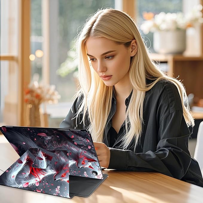 for Amazon Fire Max 11 2023 Release Table Case 11'' Rotating Auto Wake Sleep Leather Table Case for Amazon Fire Max 11 2023 Release Stand Bird Flowers Design for Woman Man