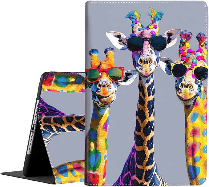 Case for iPad (A16) 11th Generation 11 Inch (2025) iPad 10th Generation 10.9 Inch (2022)，Slim Fit Foldable Standing Cover Case with Auto Sleep/Wake ，Red Moon Japanese Landscape