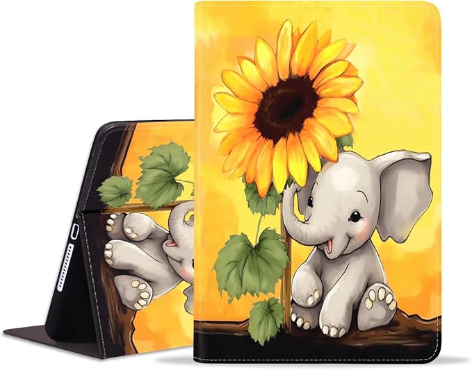 Case for iPad (A16) 11th Generation 11 Inch 2025 iPad 10th Generation 10.9 Inch 2022 Protective Leather Case Adjustable Stand Auto Wake/Sleep Smart Case - African American Girl
