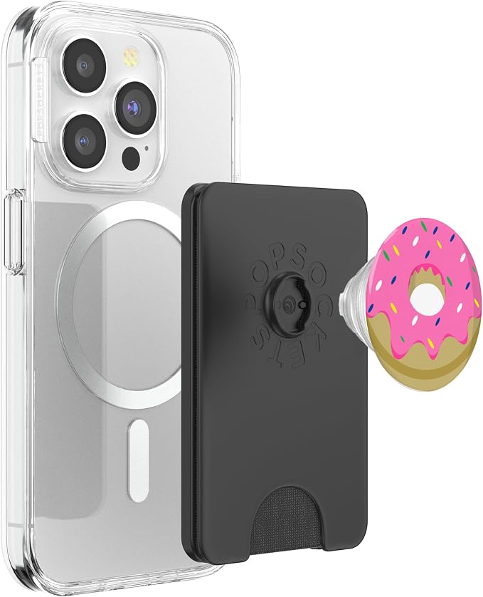 Pink Donut Pop Socket for Phone Cute PopSockets Jelly Donut PopSockets Adhesive PopGrip