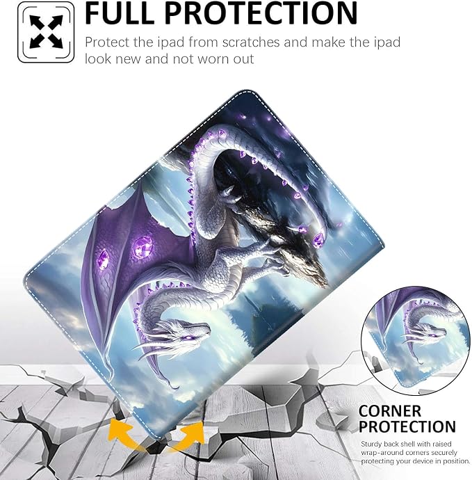 Case for New iPad (A16) 11th Generation 11 Inch 2025 for iPad 10th Generation 10.9 2022 Multi-Angle Smart Stand Cover Auto Sleep/Wake Halloween Panda Wizard and Pumpkin