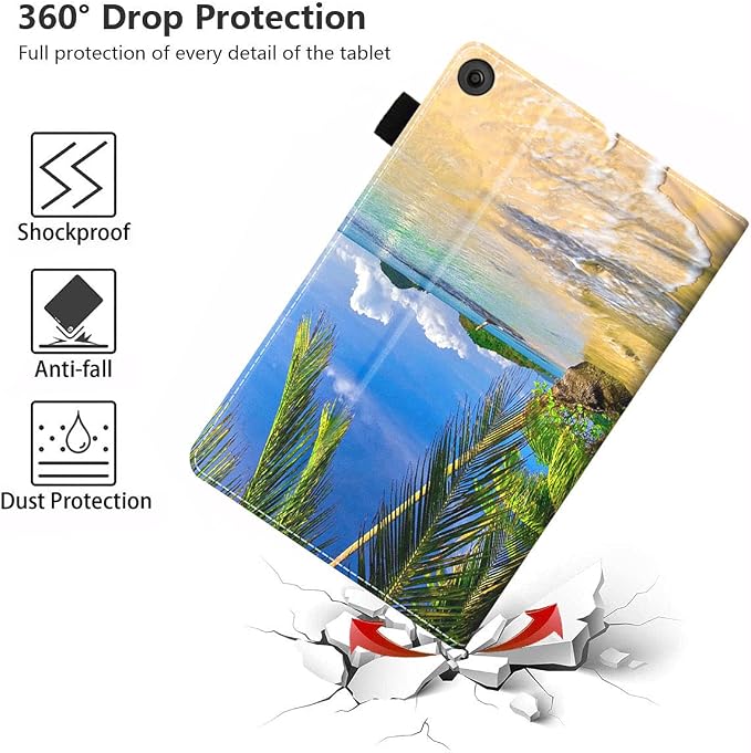 Case for Amazon Fire HD 10 Tablet (9th/7th Gen 2019/2017 Release) Premium PU Leather Cover with Auto Sleep Wake Feature Folio Case for Fire 10.1 Tablet Bible Verse Jeremiah 29:11
