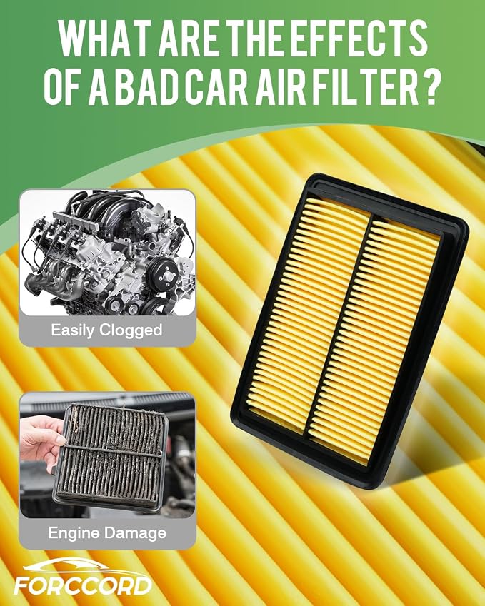 Cabin & Engine Air Filter Fit for Nissan Rogue 2.5L 2014-2020; Rogue Hybrid