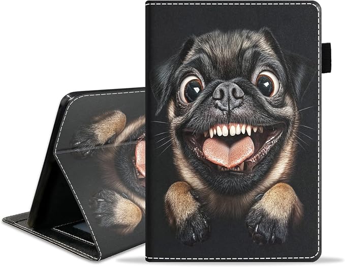 Case for Amazon Kindle Fire HD 8/Fire HD 8 Plus Tablet (12th/10th Generation 2024/2022/2020 Release) - PU Leather Folio Cover with Smart Auto Wake/Sleep Bald Eagle