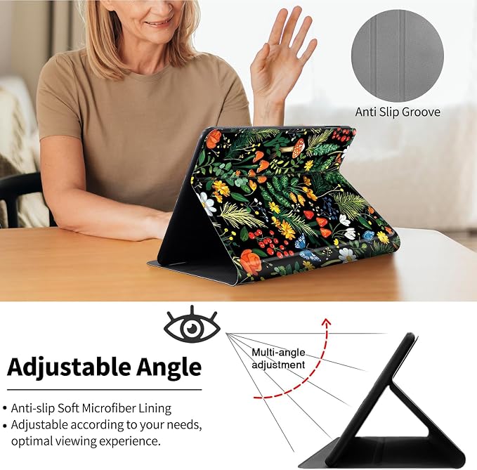 Case for All-New 7 Kindle Paperwhite 12th Gen 2024 &amp Kindle Colorsoft Signature EditionPU Leather Cover with Auto Sleep Wake FeatureAmerican Flag Eagle