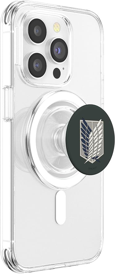 Attack on Titan Survey Corps Emblem Military Green Anime PopSockets PopWallet for MagSafe