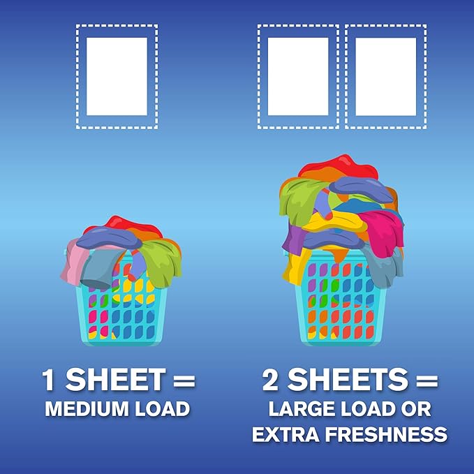 ARM & HAMMER Fabric Softener Sheets, 40 sheets, Purifying Waters