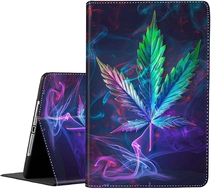 Case for iPad (A16) 11th Generation 11 Inch (2025) iPad 10th Generation 10.9 Inch (2022)，Slim Fit Foldable Standing Cover Case with Auto Sleep/Wake ，Red Moon Japanese Landscape