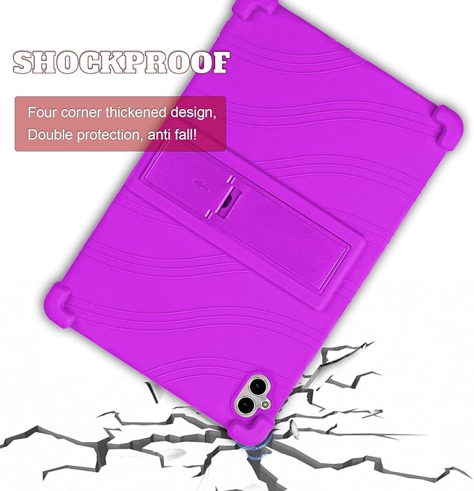 ATOOZ for Boost Celero 5G Tablet Case 10.95 Inch 2025Soft Silicone Shockproof Kids Case for Celero 5G Tablet 11 Inch with PC Stand (Black)