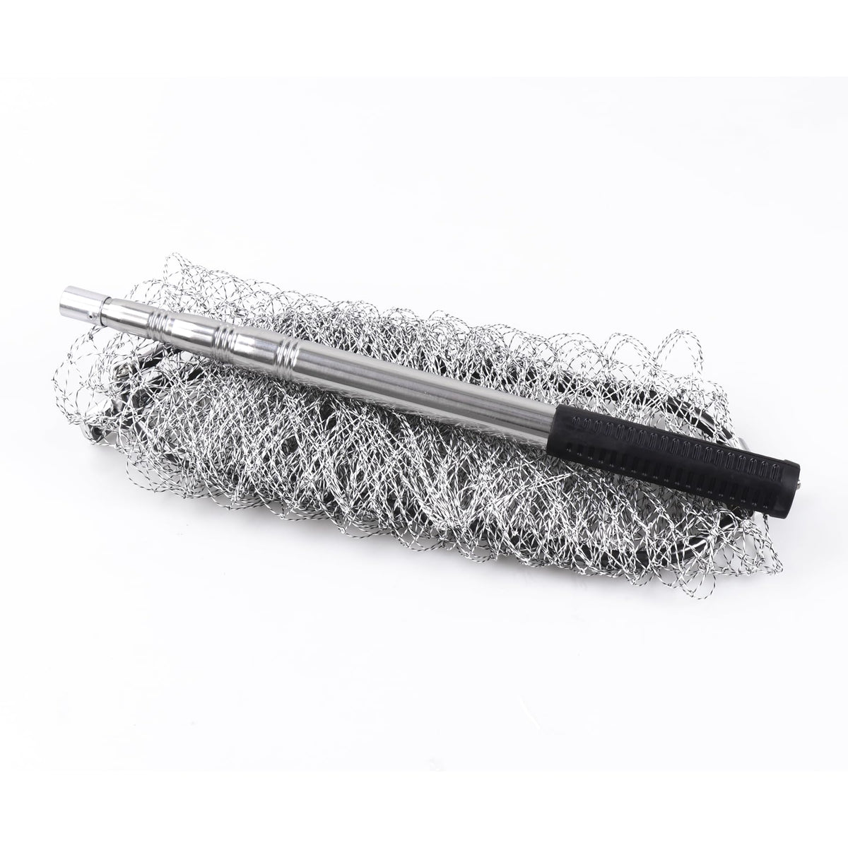 Chicken Catching Net Bird Net with Telescoping Pole, Strong Stainless Handle Full Extended to 48 Inches