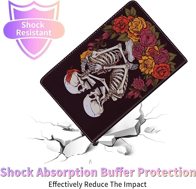 Case for iPad Pro 11 Inch 2022/2021/2020 (4th/3rd/2nd Gen) for iPad Air 5th / 4th Generation 10.9 Inch (2022/2020) Durable Shockproof Protective Cover，Black Woman Queen Afro Design