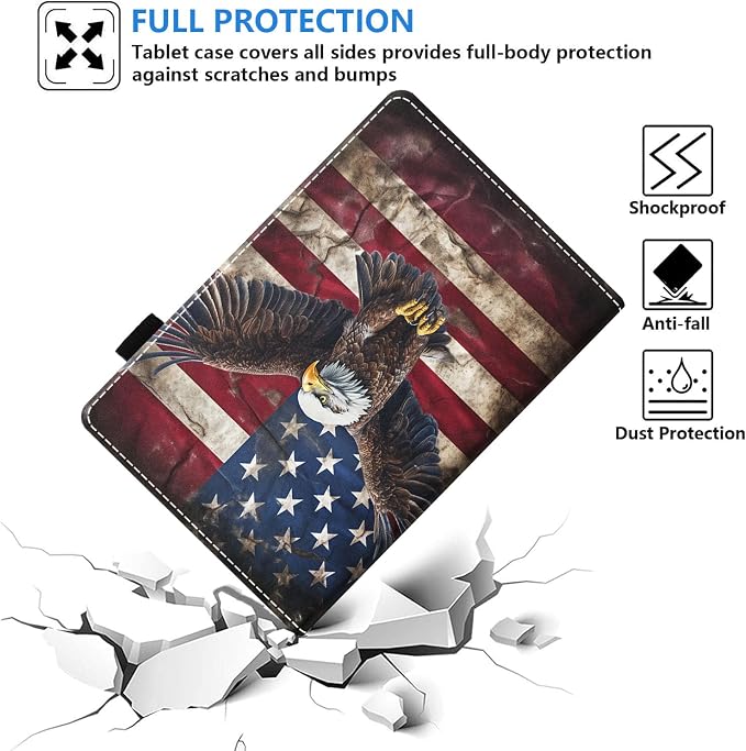 Case for Amazon Kindle Fire 7 Tablet (7 Display 12th Generation 2022 Release) Slim PU Leather Stand Folio Cover with Card Slot &amp Auto Wake Sleep Abstract Paint Butterfly