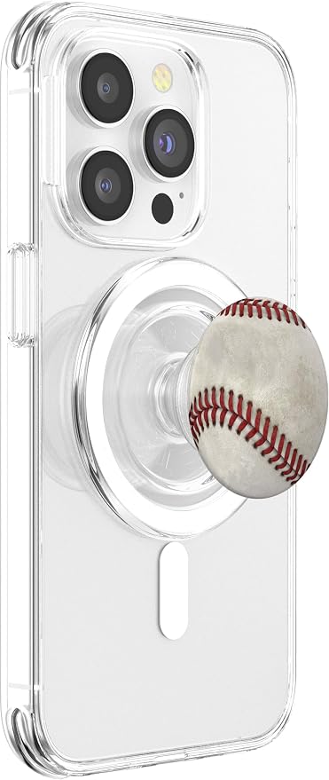 Baseball Distressed Ball Sports Team Phone Holder PopSockets Adhesive PopGrip