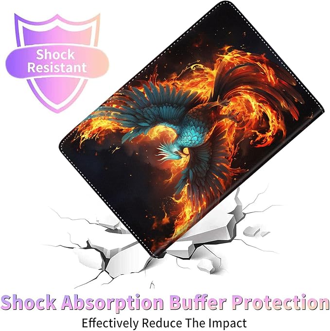 Case for Galaxy Tab A9 Plus ， Auto Sleep/Wake Multi-Angle Viewing Slim Folio Stand Cover for Samsung Galaxy Tab A9+/A9 Plus 11 Inch 2023 (SM-X210/X216/X218) Magic Mushrooms Fungus