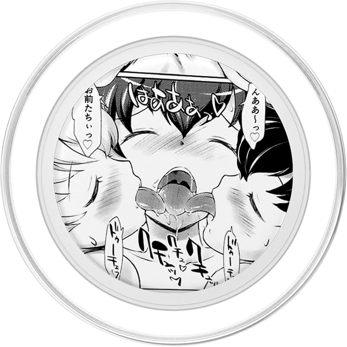 Ecchi Hentai Otaku Girls Waifu Ahegao Pleasure Face PopSockets Adhesive PopGrip