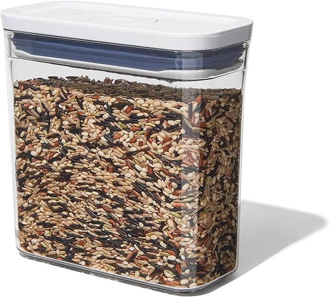 OXO Good Grips POP Container, 1.2 Qt - Rectangle - Pasta, Transparent