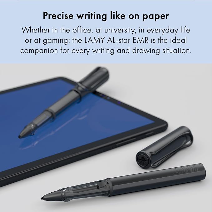 LAMY AL-Star EMR Aubergine (PC/EL tip) - Stylus Pen for Many Android Devices - Touchscreen Pen with Ergonomic Grip - Precise Writing &amp Drawing on Digital Media - with Function Button