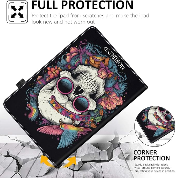 Case for All-New Amazon Fire HD 10 and 10 Plus Tablet (13th/11th Generation 2023/2021 Release) 10.1 - Slim Fit Standing Cover with Auto Sleep/Wake，Wolf