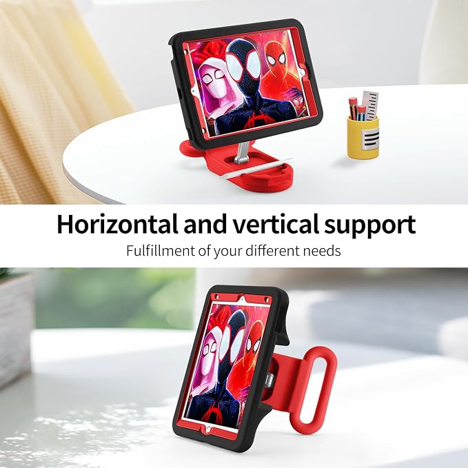 Kids Case for iPad 7th/8th/9th Gen 10.2 Inch with Adjustable Stand Handle | Kids Shockproof EVA Case with Handle Adjustable Stand for Portrait Landscape ViewingHeavy Duty Cover for ipad 10.2 inch.