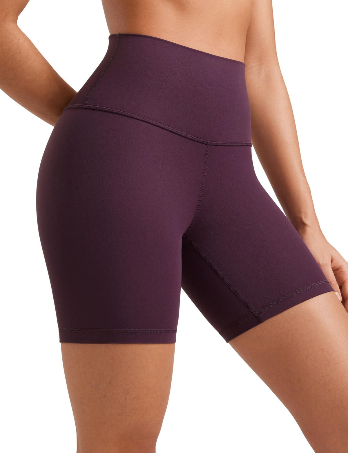 CRZ YOGA Butterluxe Biker Shorts 6" Deep Purple X-Large