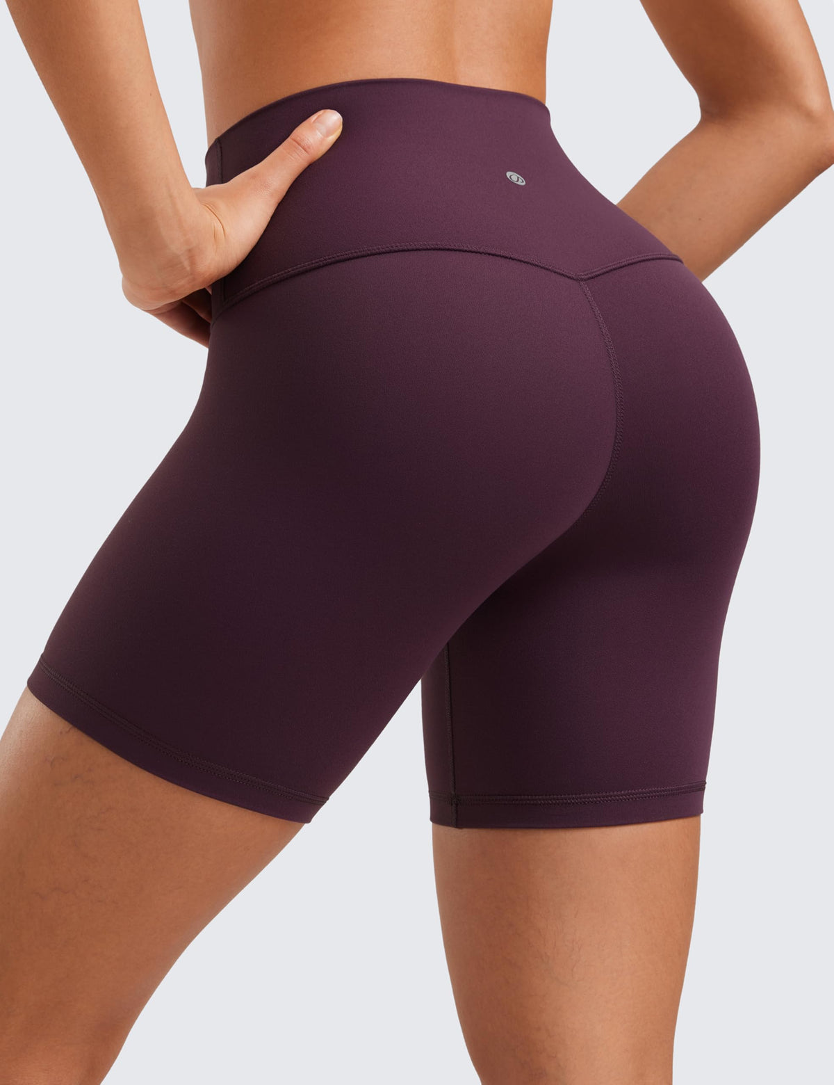 CRZ YOGA Butterluxe Biker Shorts 6" Deep Purple X-Large