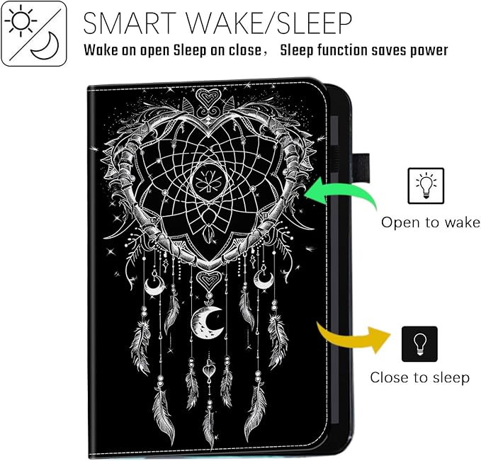 Case for Kindle Paperwhite 12th Gen 2024 (7) &amp Kindle Colorsoft Signature Edition (7)Wallet PU Leather Folio Cover Multi-Angle Stand with Auto Wake/SleepAesthetic Snake Floral