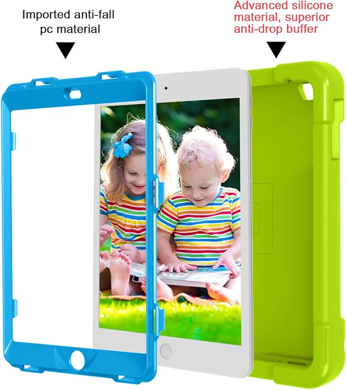 AKABEILA Compatible with Amazon Fire HD 8 2020/2022 Tablet Case，Rugged Kids Case with Stand Lightweight Shockproof Kids Friendly Tablet Cover Black