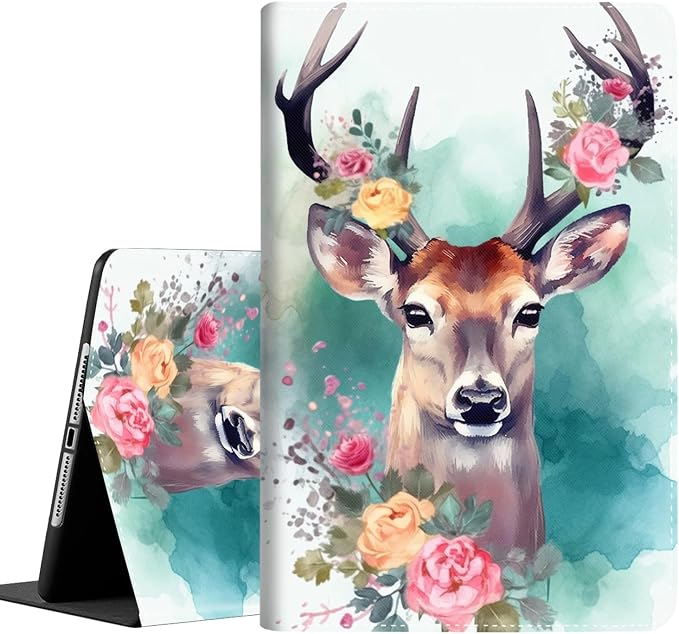 Case for iPad Pro 11 Inch 2022/2021/2020 (4th/3rd/2nd Gen) for iPad Air 5th / 4th Generation 10.9 Inch (2022/2020) Durable Shockproof Protective Cover，Black Woman Queen Afro Design