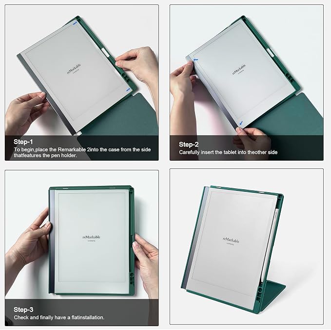 Case for 10.3 Remarkable 2 Tablet with Pen Holder and Multi-Angle Foldable Stand Feature Compatible with Remarkable 2 Paper Tablet 10.3 2020 Released