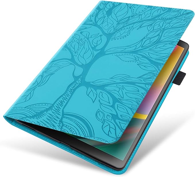 Case for Samsung Galaxy Tab A 8.4'' 2020 SM-T307 PU Leather Folio Stand Cover Protective Shell Lightweight with Pencil Holder Card Pocket Elastic Belt for Galaxy Tab A 8.4 Tablet 2020 - Brown