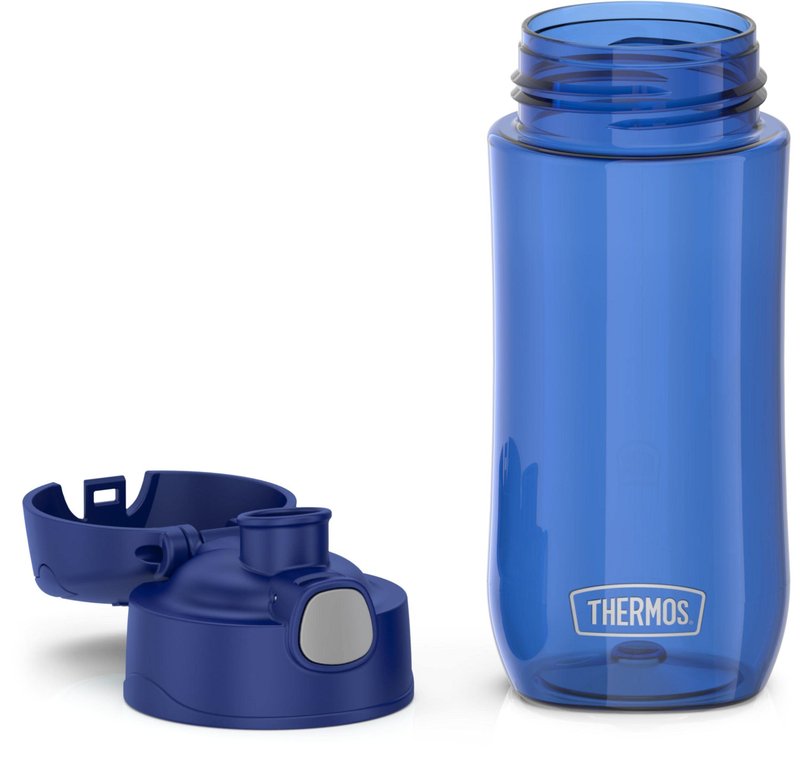 THERMOS FUNTAINER 16 Ounce Plastic Hydration Bottle with Spout, Blueberry