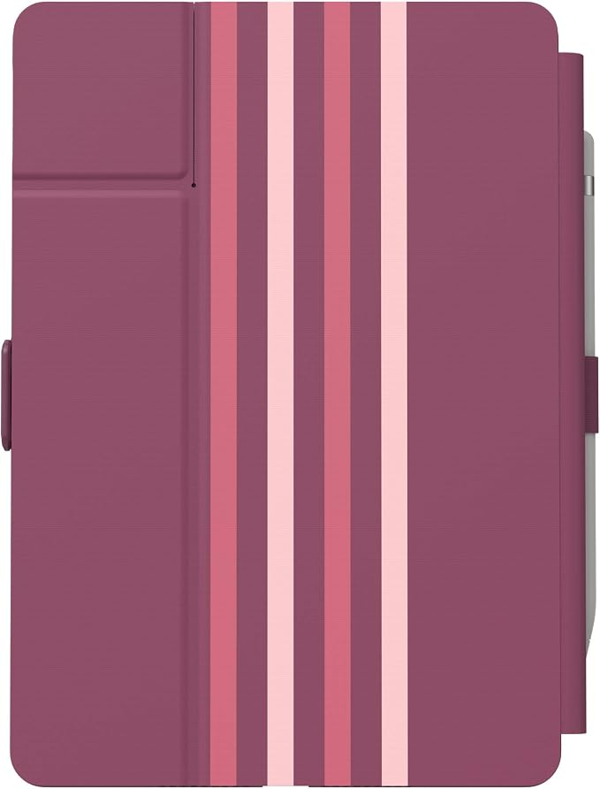Speck Balance Folio Case for iPad 10.2 Inch (2019-2021) - Drop &amp Camera Protection Slim Multi Range Stand Apple Pencil Holder - Arcadia Navy/Moody Grey