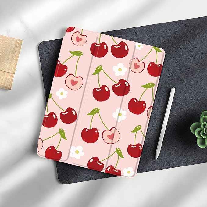 Case for iPad 6th / 5th Generation 9.7-inch iPad Air 2 /Air 1 | Smart Trifold Stand Shockproof Case with Pencil Holder Auto Wake/Sleep Cover Viewing &amp Typing Angles Black Flowers