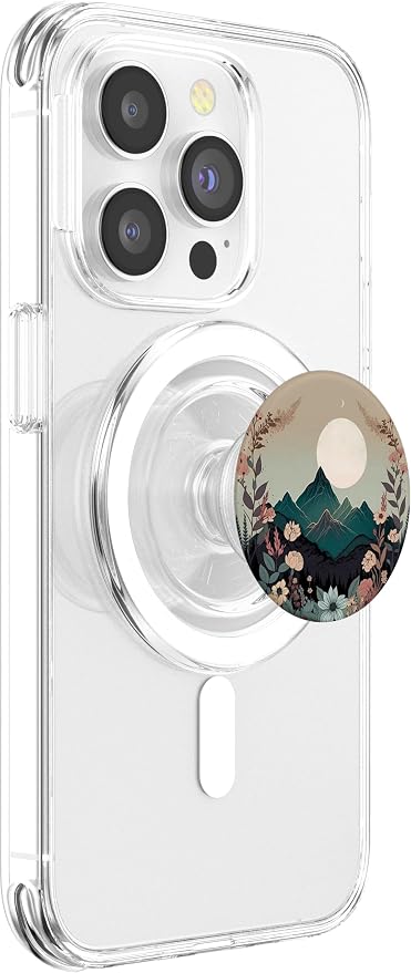 Boho Chic Floral Wreath Forest Nature Mountain Cute Pastel PopSockets Adhesive PopGrip