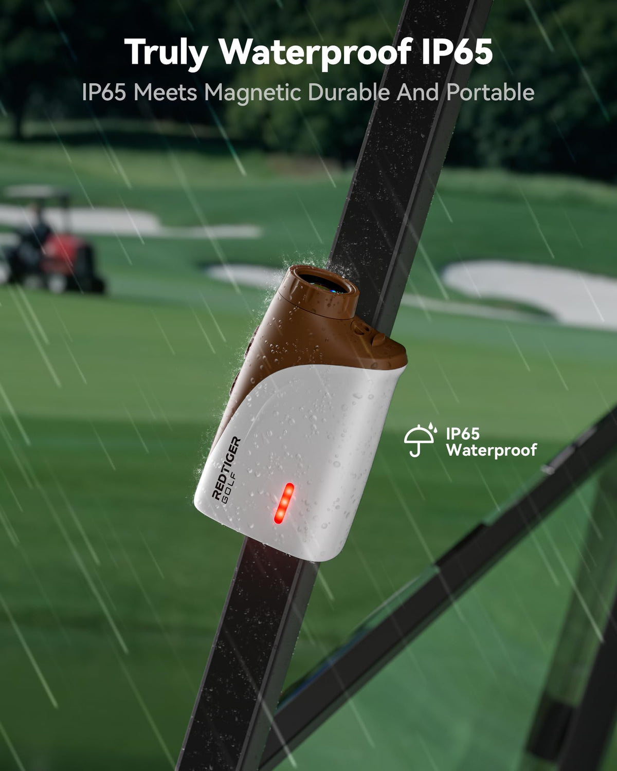 REDTIGER Mini 1200-Yard Golf Range Finder with Slope & Pin-Lock Vibration