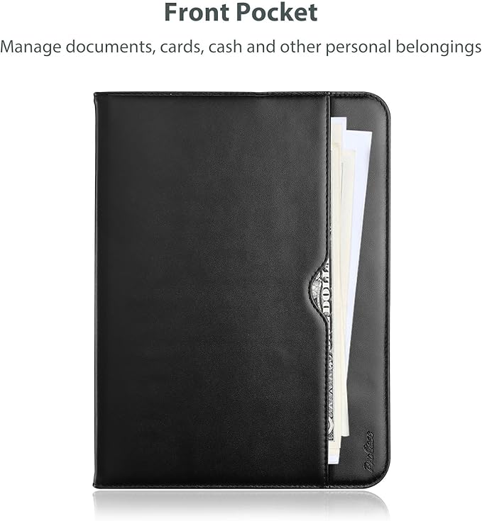 ProCase for iPad A16 11th Generation 11” 2025/iPad 10th Generation 10.9” 2022 with Pencil Holder iPad 11/10 PU Leather Case Business Stand Cover Smart Folio with Hand Strap Front Pocket -Berrypurple