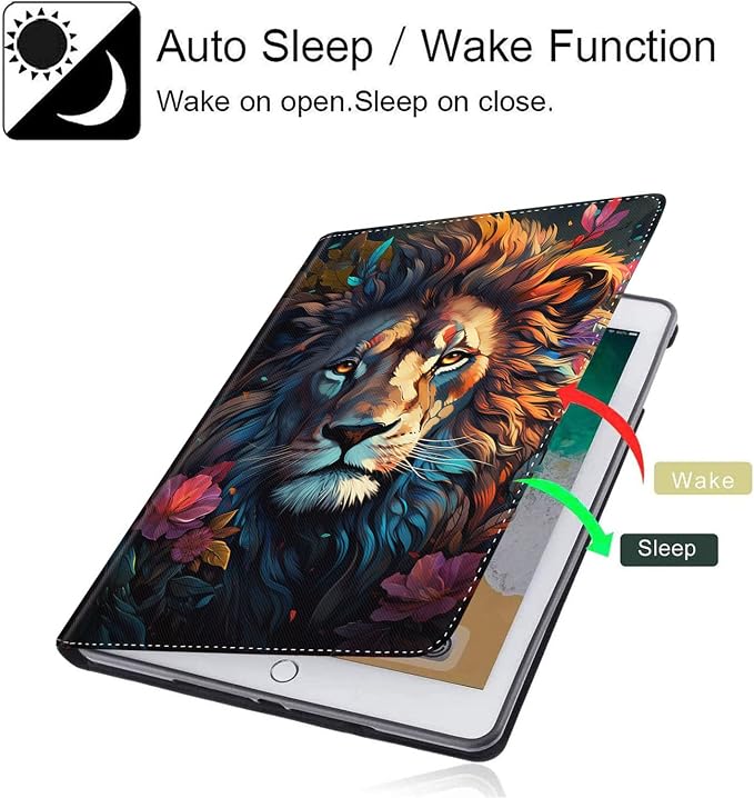 Case for Samsung Galaxy Tab S10 FE Plus 5G Multi-Angle Stand Smart Cover Shockproof with Auto Wake/Sleep for Galaxy Tab S10 FE+ 13.1 Inch (SM-X620/SM-X626B) 2025 Magic Mushrooms Fungus