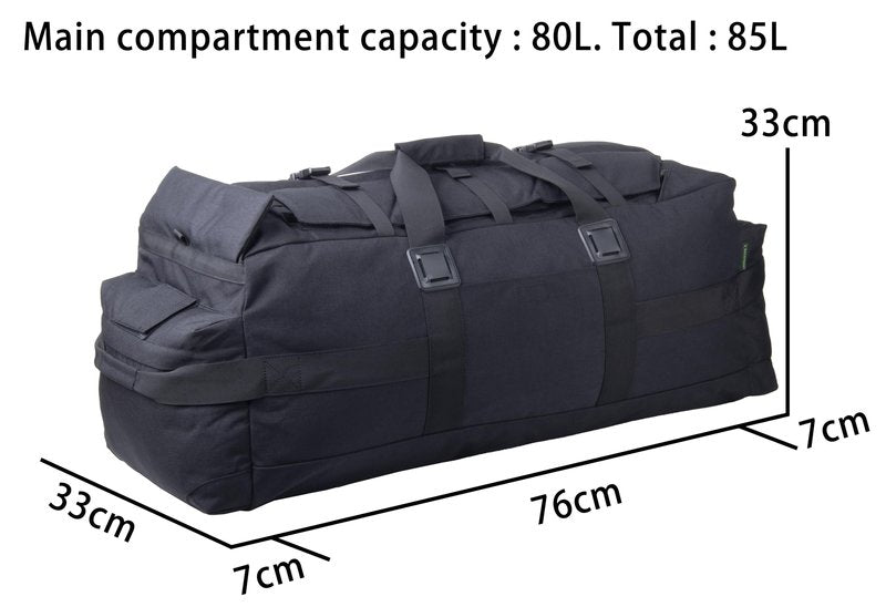 Backferry Large Military Duffle Bag Backpack Tactical Field Gear Equipment Duffel Bag Army Deployment Bag 85L