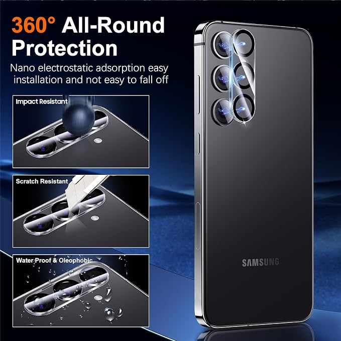 UniqueMe [2+2 Pack Compatible with Samsung Galaxy Note 20 Ultra 6.9 inch Soft TPU Screen Protector 【Not Glass】 and Camera Lens ProtectorHD Clarity [Case Friendly][Bubble Free] [Anti-slip tool]