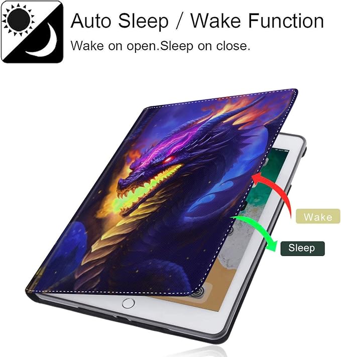 Case for Samsung Galaxy Tab A9 Plus 11 Inch 2023 Durable Shockproof Protective Cover for Samsung Tablet A9+ 11 / 10.9 (SM-X210/X216/X218)，Blue Dragon
