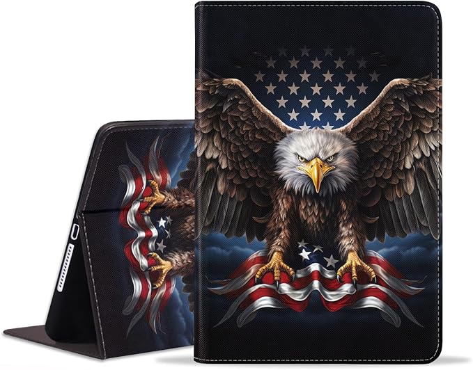 Case for iPad (A16) 11th Generation 11 Inch 2025 iPad 10th Generation 10.9 Inch 2022 Adjustable Stand Auto Wake/Sleep Smart Leather Case African American Black Girl