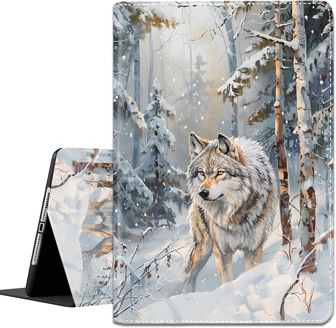 for iPad 10th-Gen 10.9-inch 2022 Case Adjustable Stand Shockproof Protective Cover with Automatic Wake-up/Sleep Function Suitable for iPad 10th Gen 2022 Case Art Dragonfly