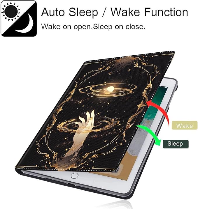 Case for New iPad (A16) 11th Generation 11 Inch 2025for iPad 10th Generation 2022 10.9 Inch Multi-Angle Stand Smart Cover Shockproof with Auto Wake/Sleep Baby Dragon