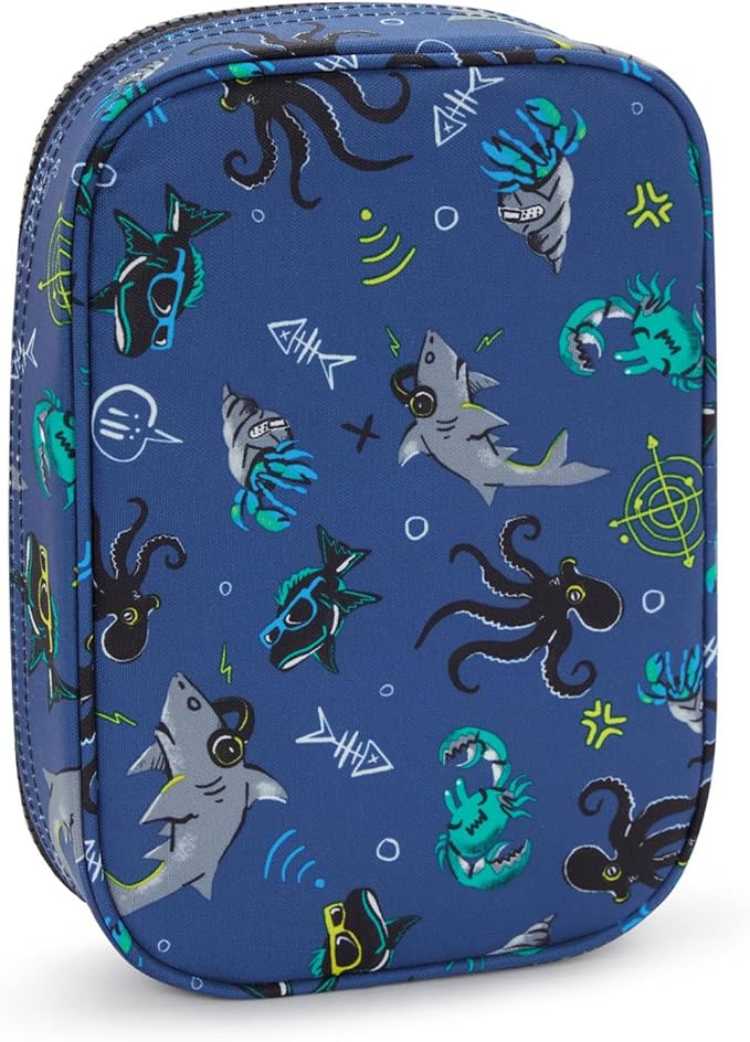 Kipling Women's 100 Pens Printed Case, Organize Accessories, Art Supplies, Makeup, Travel Organizer