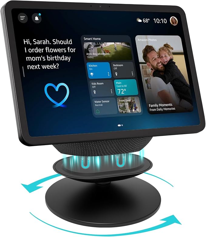 Adjustable Stand Compatible with 8 and 11 (2025 Releases) | Swivel and Tilt Adjustable Stand to Improve Viewing Angle