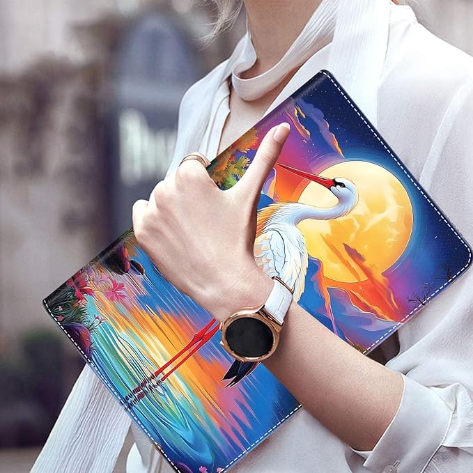 Case for New iPad (A16) 11th Generation 11 Inch 2025 for iPad 10th Generation 10.9 2022 Multi-Angle Smart Stand Cover Auto Sleep/Wake Halloween Panda Wizard and Pumpkin
