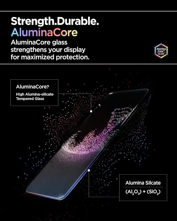 Spigen AlignMaster S Tempered Glass Screen Protector for iPhone 17 Pro | 9H+ tempered glass AlignMaster S auto align tray 100% clarity Original touch Case-friendly 3Pack