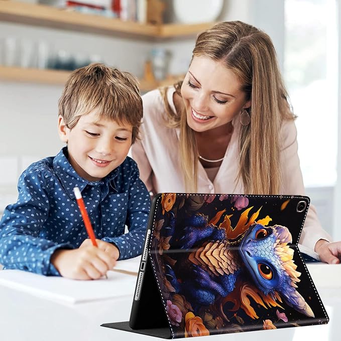 Case for iPad (A16) 11th Generation 11 Inch (2025) for iPad 10th Generation 10.9 Inch (2022) Slim Folding Stand Cover with Auto Wake/Sleep Watercolor Sea Turtle