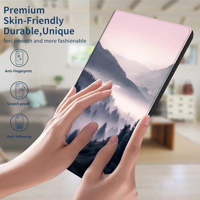 Slim Case for Amazon Kindle Fire Max 11 Case (13th Generation 2023 Release) 11 PU Leather Folio Stand Adjustable Smart Cover with Auto Wake/Sleep for Kindle Fire 11 TabletA American Flag Skull