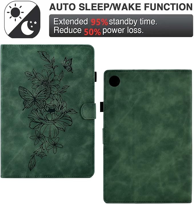Case for Galaxy Tab A11+ Plus 2026/ A9 Plus 2024 11-Inch Funut PU Leather Folio Cover Multi-Angle Stand with Auto Wake/Sleep Case for Samsung Galaxy Tab A9 Plus/A9+ Tablet Bird